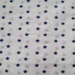Coloris blanc étoile bleu marine